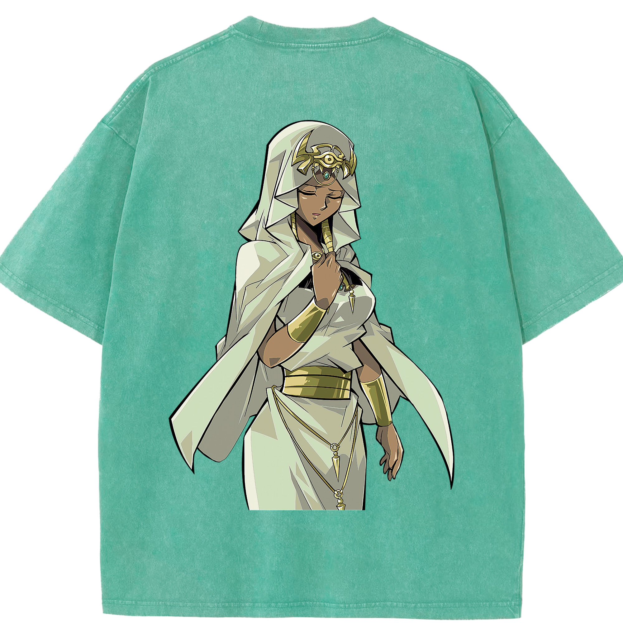 （画像用） 遊☆戯☆王 Yu-Gi-Oh! 綿100% ヴィンテージ風 半袖Tシャツ（背面プリント）